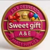 ART DESSERT PARTY SUPPLIES SWEET GIFT A&E