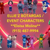 ELLIE’Z BOTARGAS / EVENT CHARACTERS